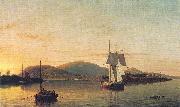Camden Mountains from the South Entrance to the Harbor, Fitz Hugh Lane